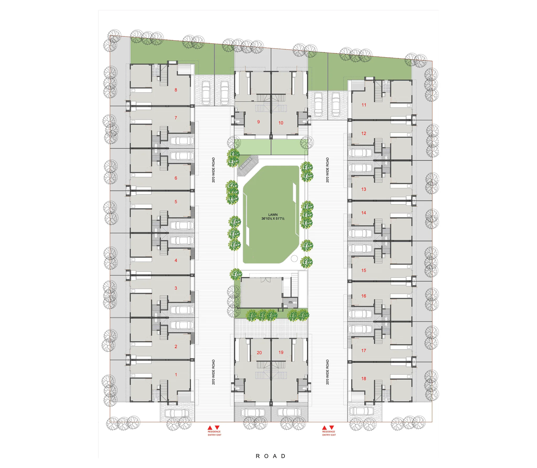 Layouts plan